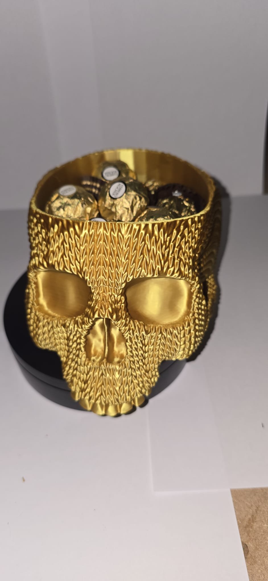 Porta-Objetos Decorativo Caveira Luxuosa