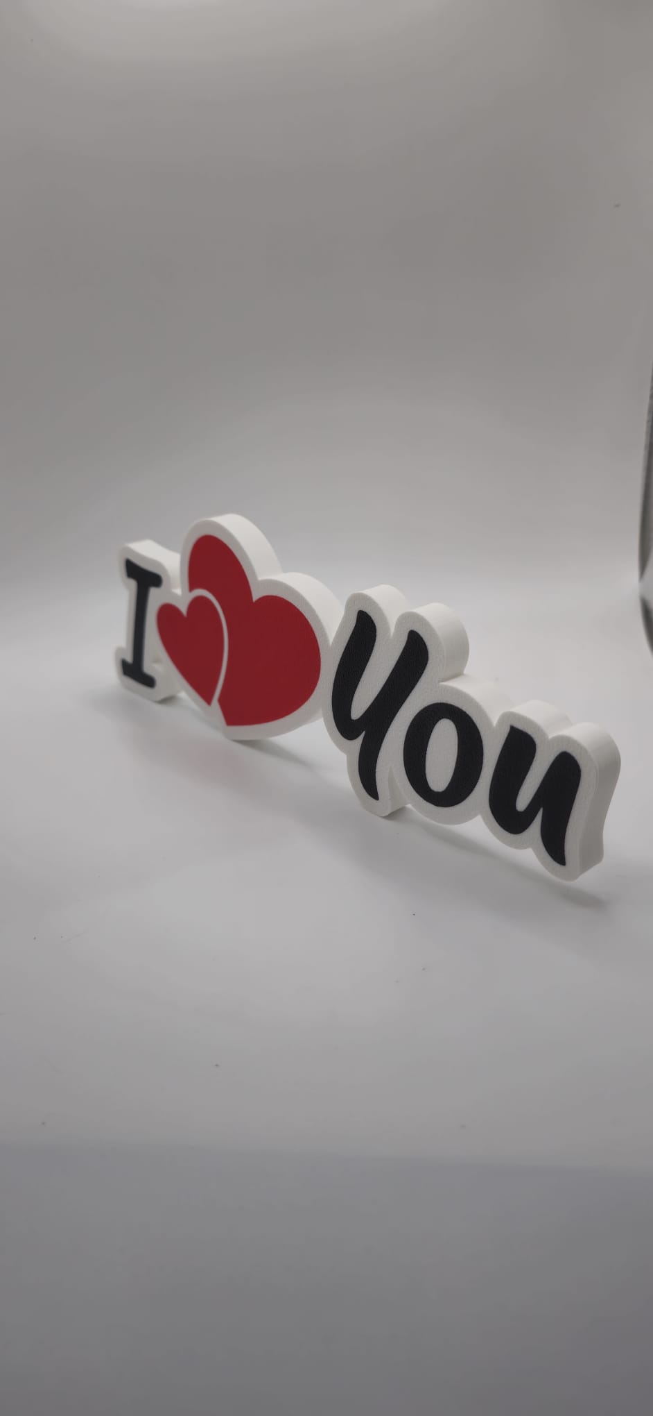 Placa Decorativa "I ♥ You"