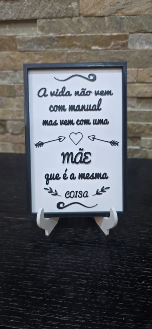 Quadro Mensagem Especial