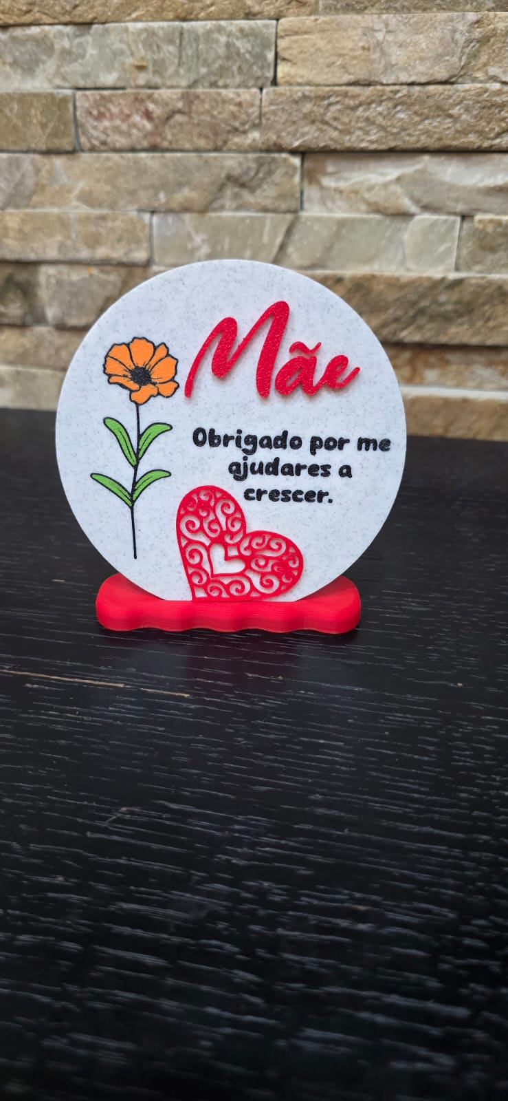 Quadro decorativo com mensagem