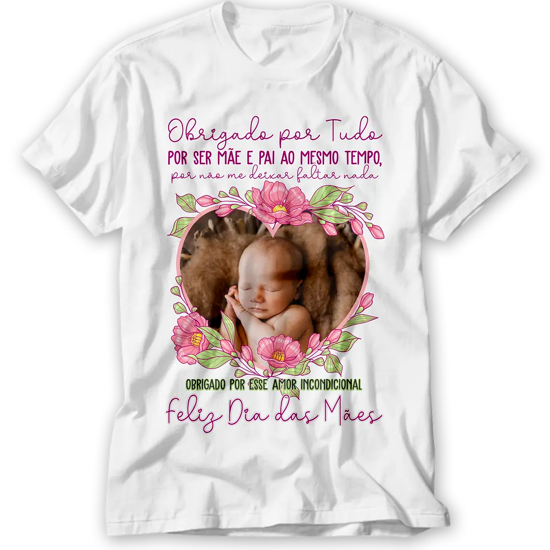 T-shirt Personalizada Dia da Mãe