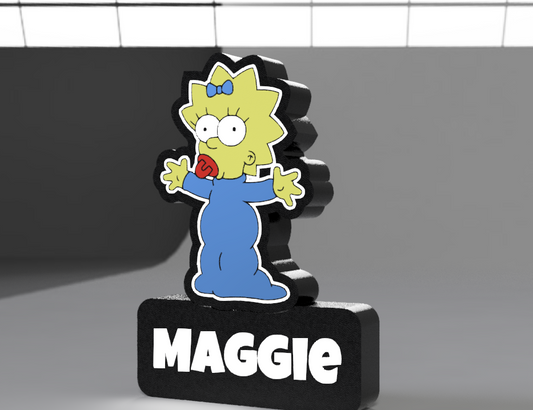Luminária Maggie Simpson
