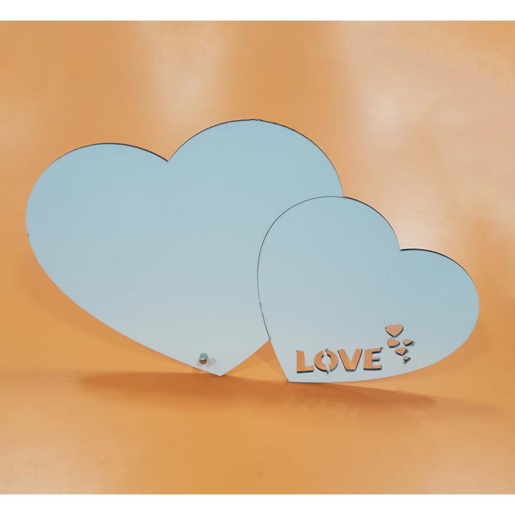 Decoração MDF Corações