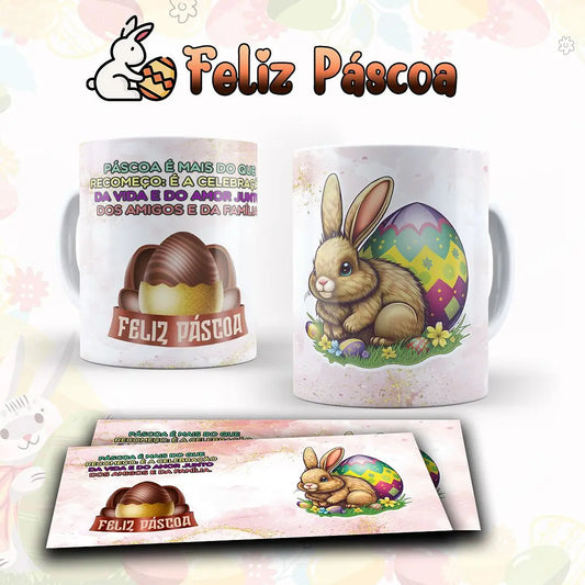 Canecas Feliz Páscoa Divertidas