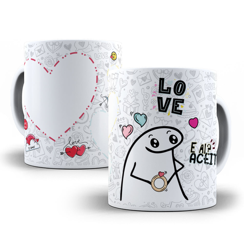 Caneca Flork Namorados com Foto