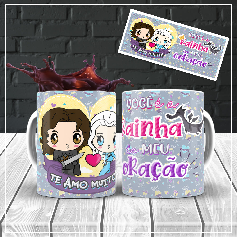 Canecas Dia dos Namorados Animes