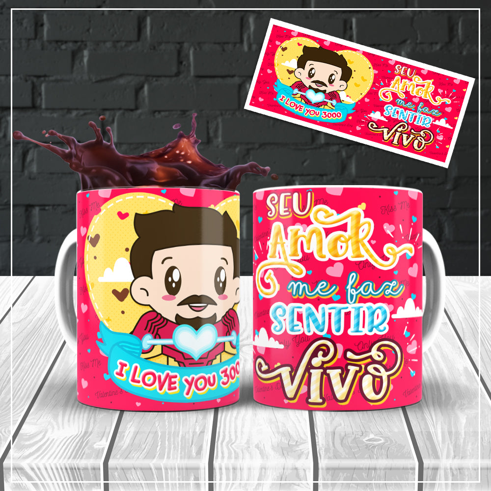 Canecas Dia dos Namorados Animes