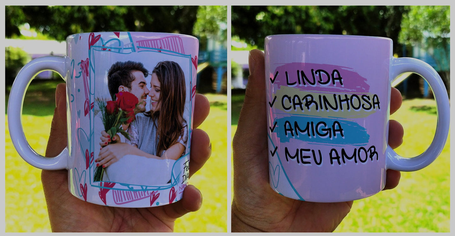 Caneca Dia dos Namorados com Foto