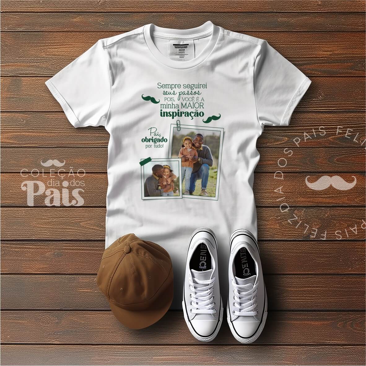 T-shirt, Caneca e Azulejo Dia do Pai