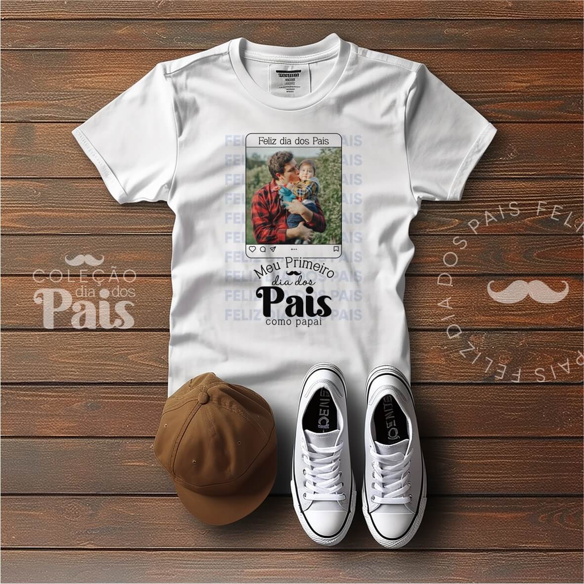 T-shirt, Caneca e Azulejo Dia do Pai