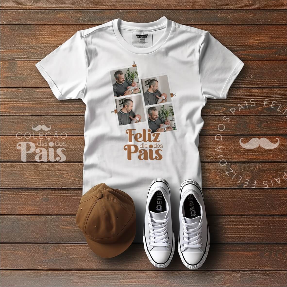 T-shirt, Caneca e Azulejo Dia do Pai