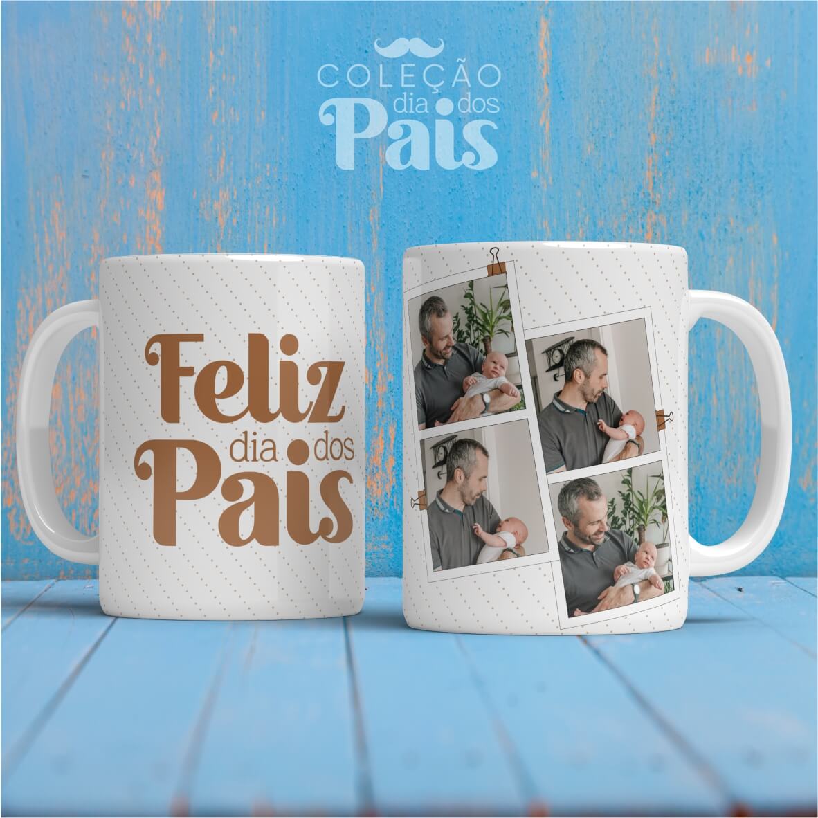 T-shirt, Caneca e Azulejo Dia do Pai