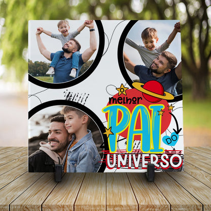 Azulejos Com foto Dia do Pai