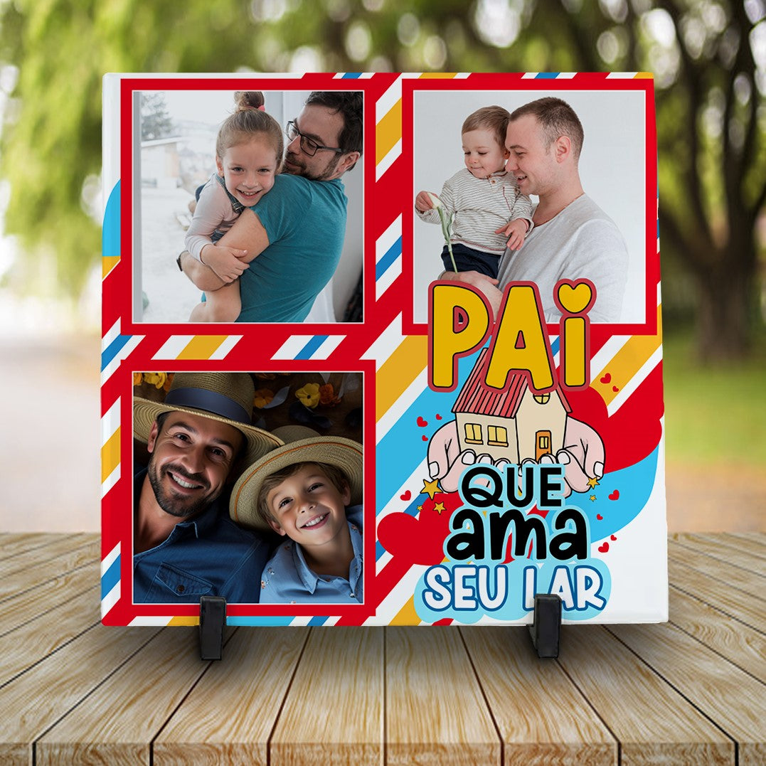 Azulejos Com foto Dia do Pai
