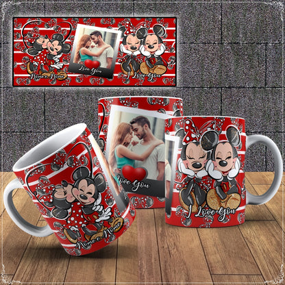 Caneca Mickey e Minnie Namorados