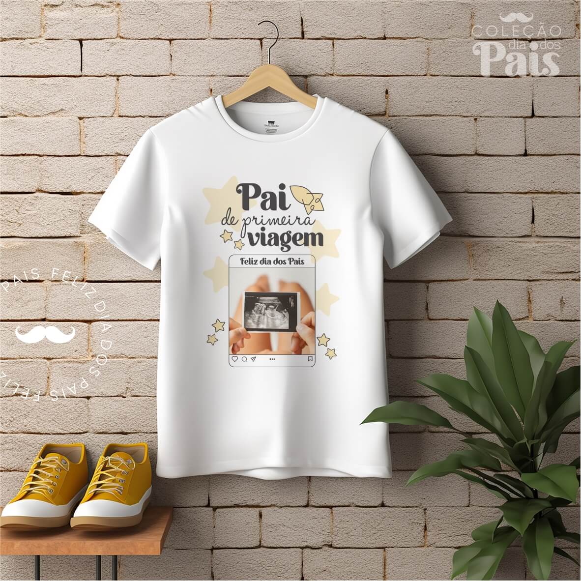 T-shirt, Caneca e Azulejo Dia do Pai