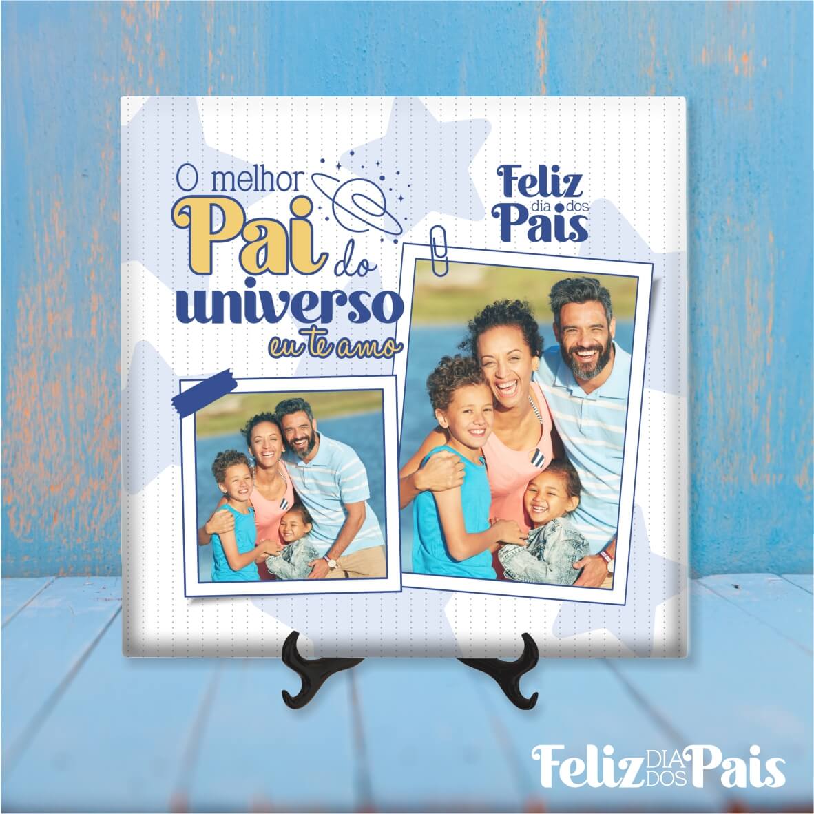 T-shirt, Caneca e Azulejo Dia do Pai