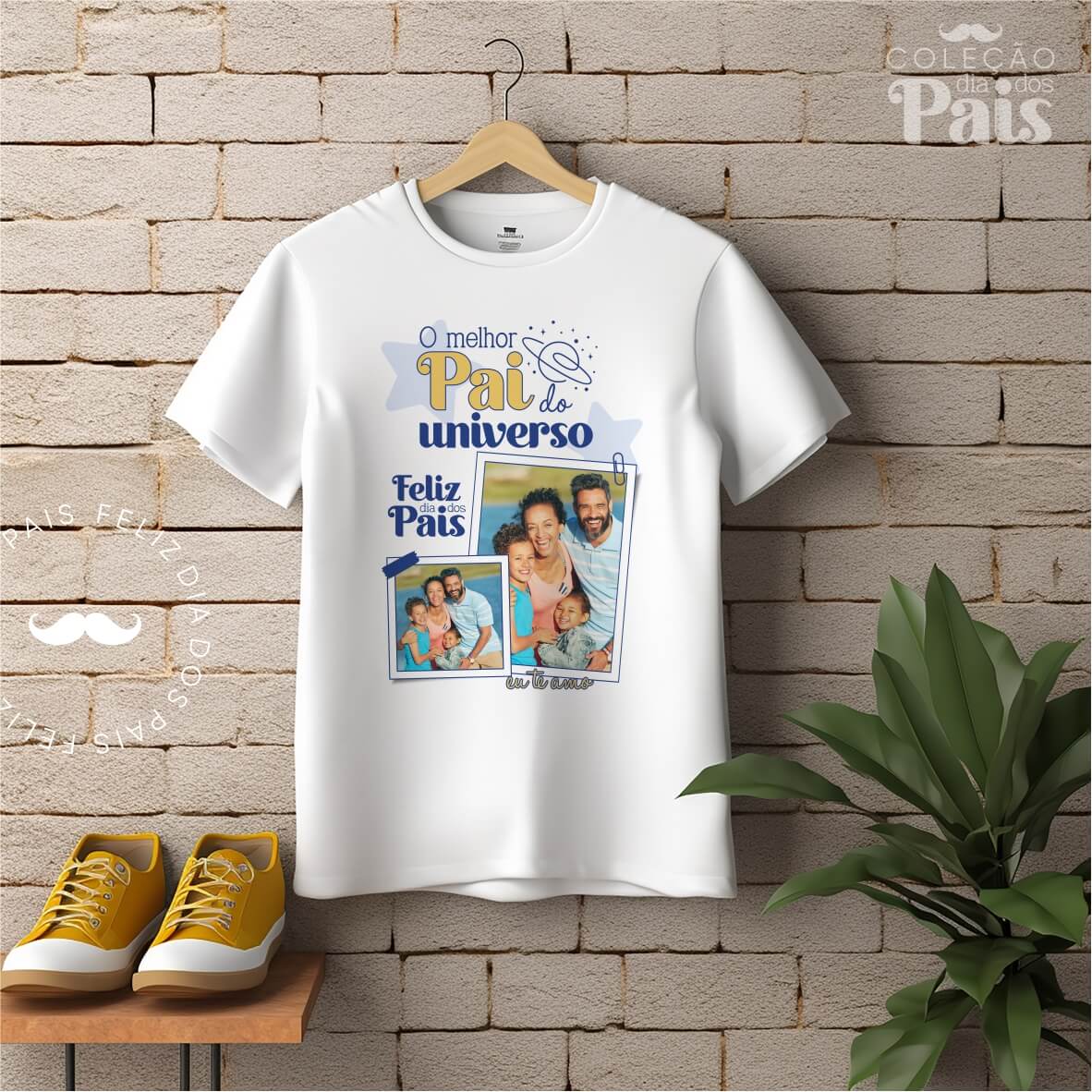 T-shirt, Caneca e Azulejo Dia do Pai