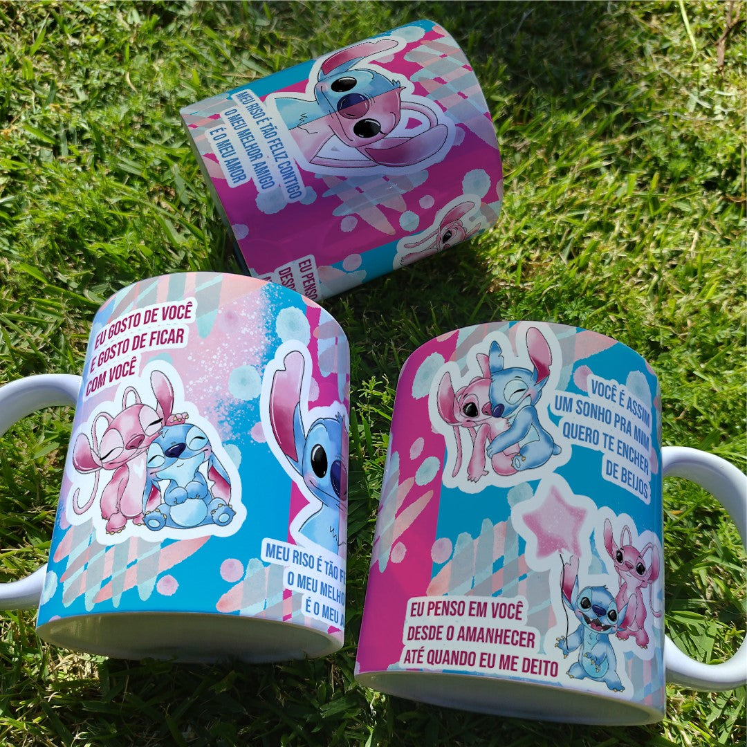 Caneca Stitch e Angel