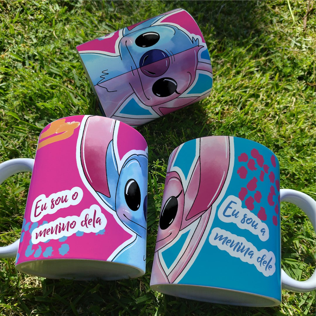 Caneca Stitch e Angel