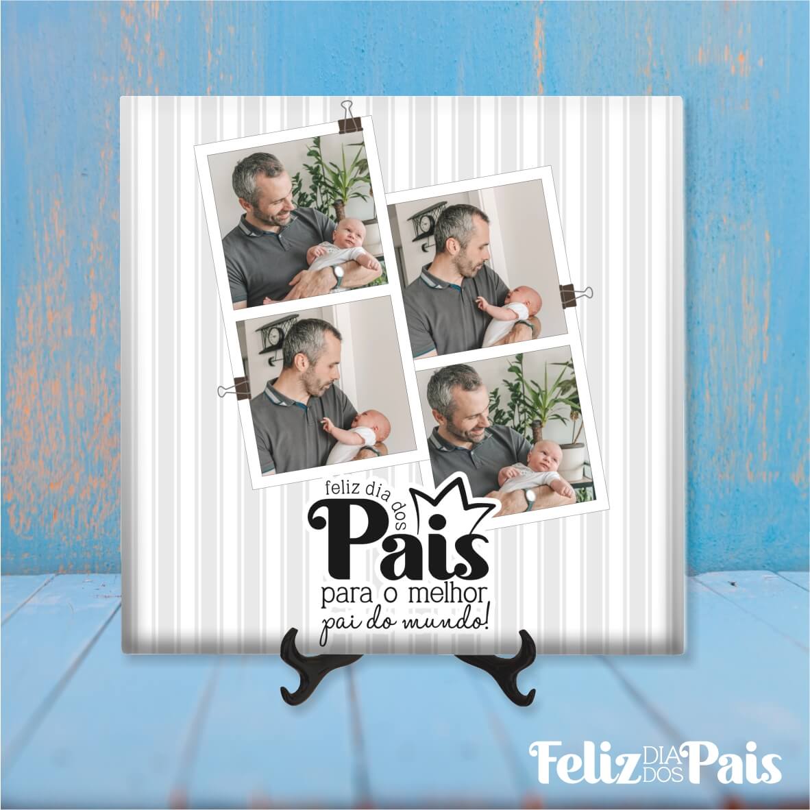 T-shirt, Caneca e Azulejo Dia do Pai