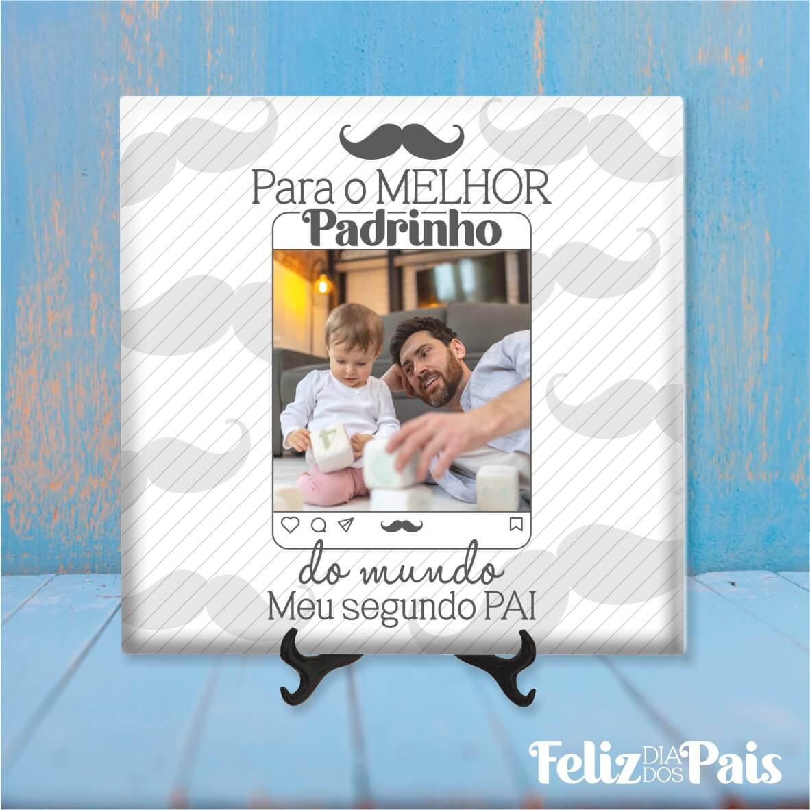 T-shirt, Caneca e Azulejo Dia do Pai