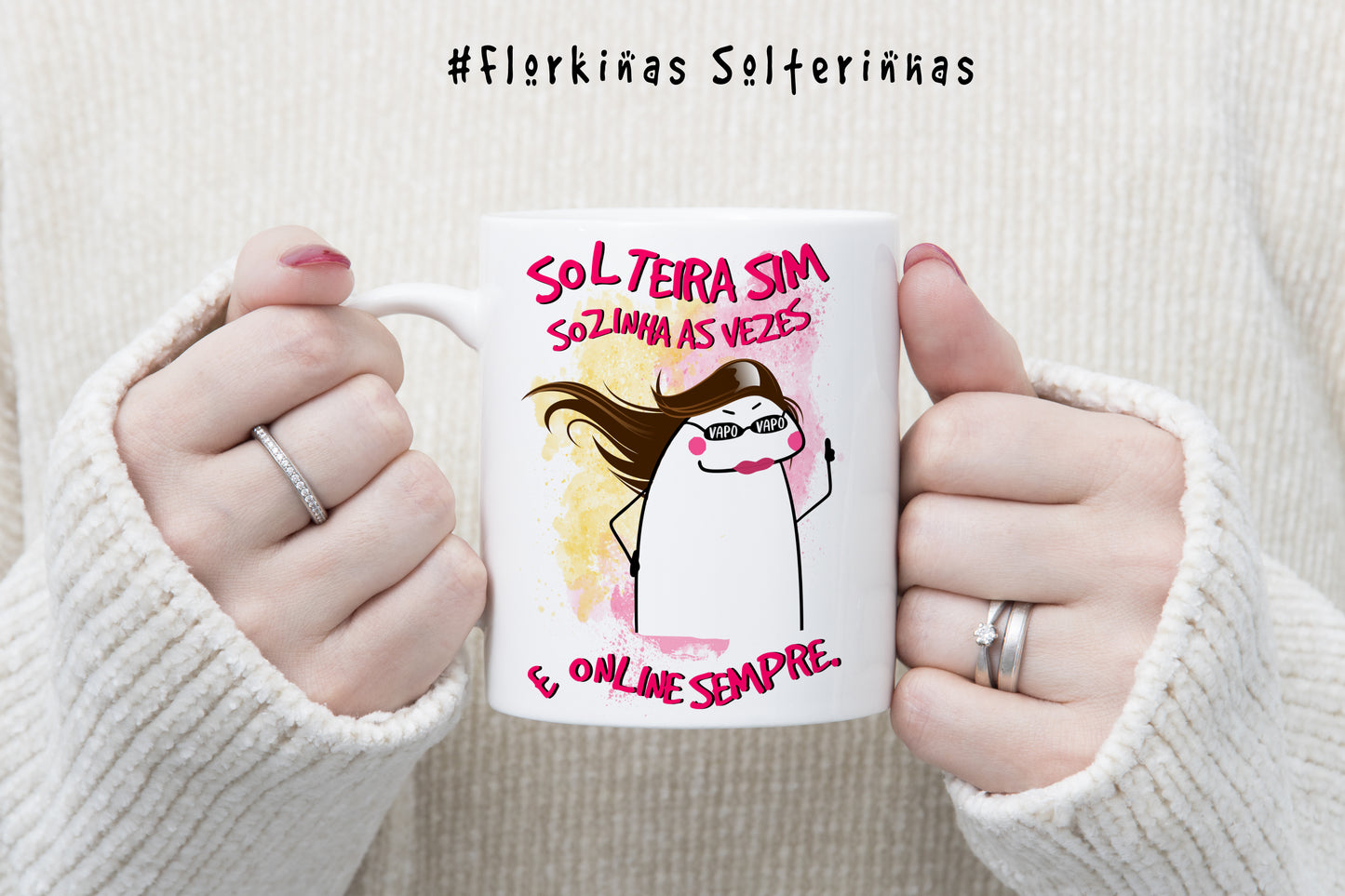 Caneca Flork Solteirinhas