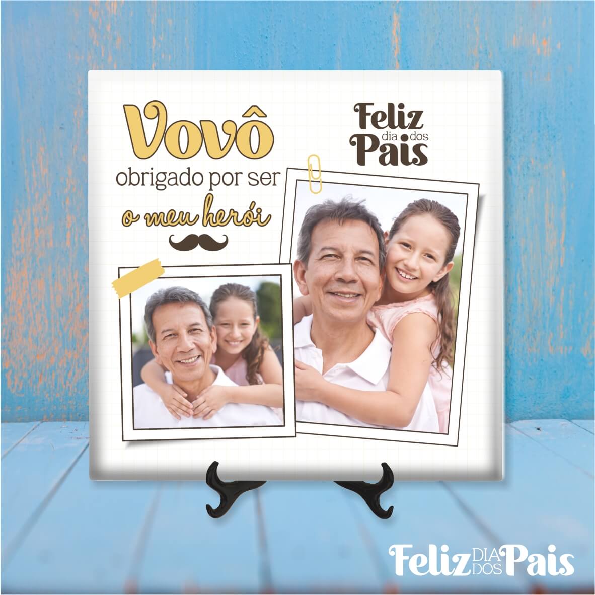 T-shirt, Caneca e Azulejo Dia do Pai