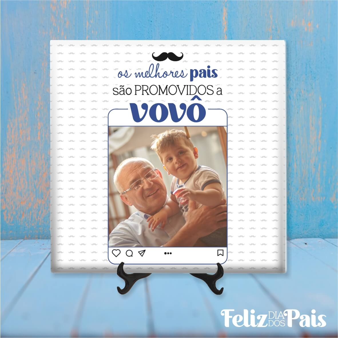 T-shirt, Caneca e Azulejo Dia do Pai