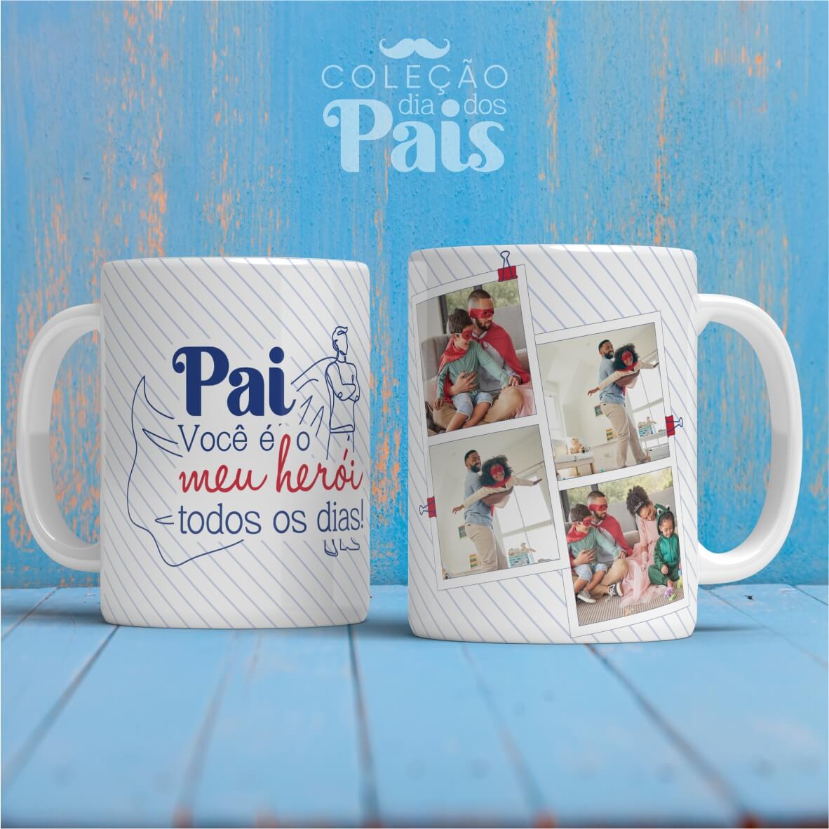 T-shirt, Caneca e Azulejo Dia do Pai