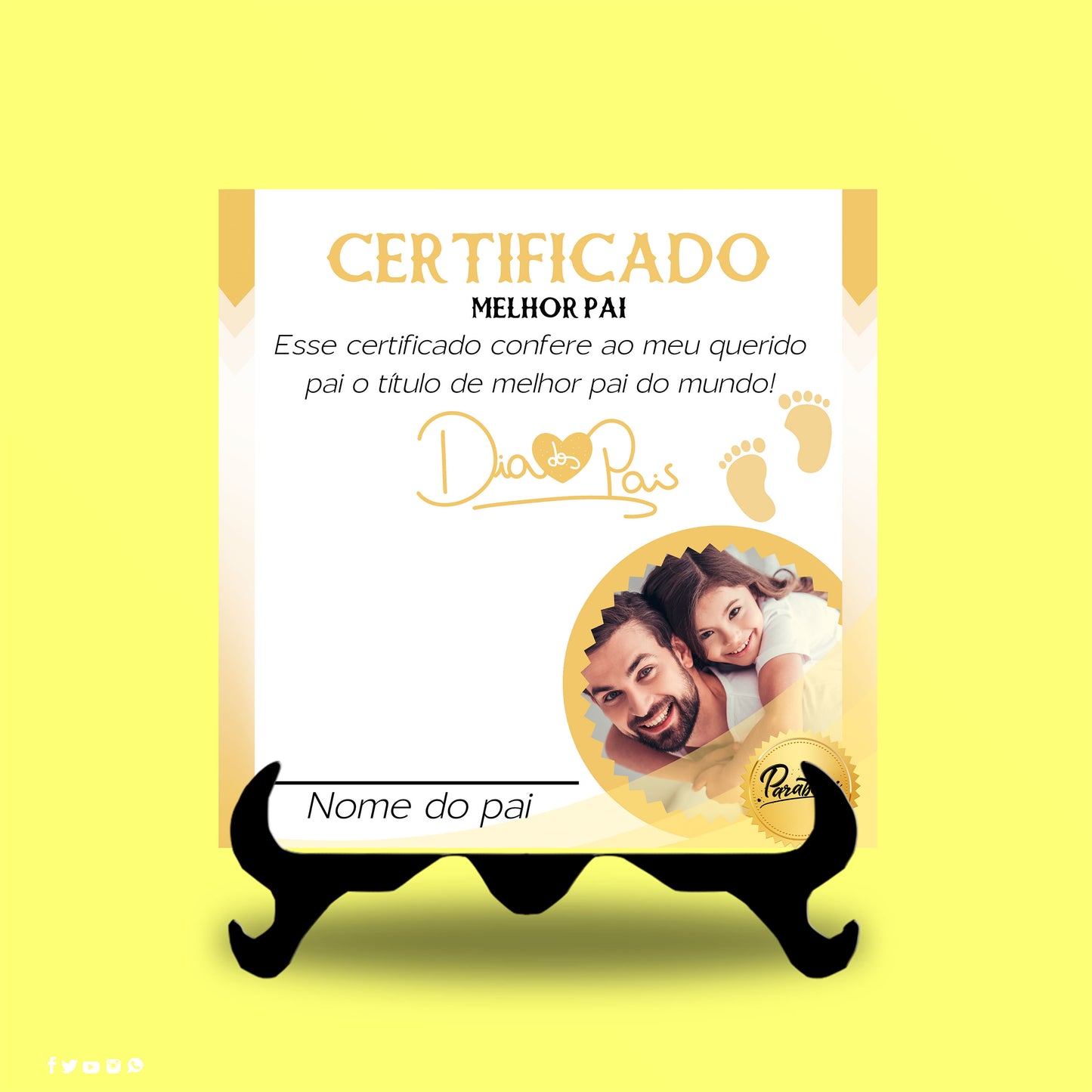 Certificado Dia do Pai