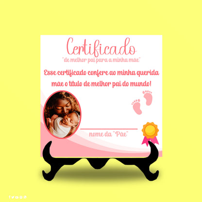 Certificado Dia do Pai