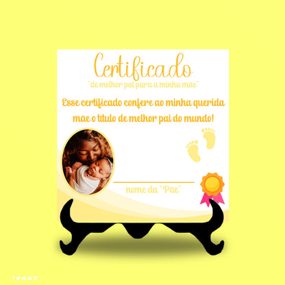 Certificado Dia do Pai
