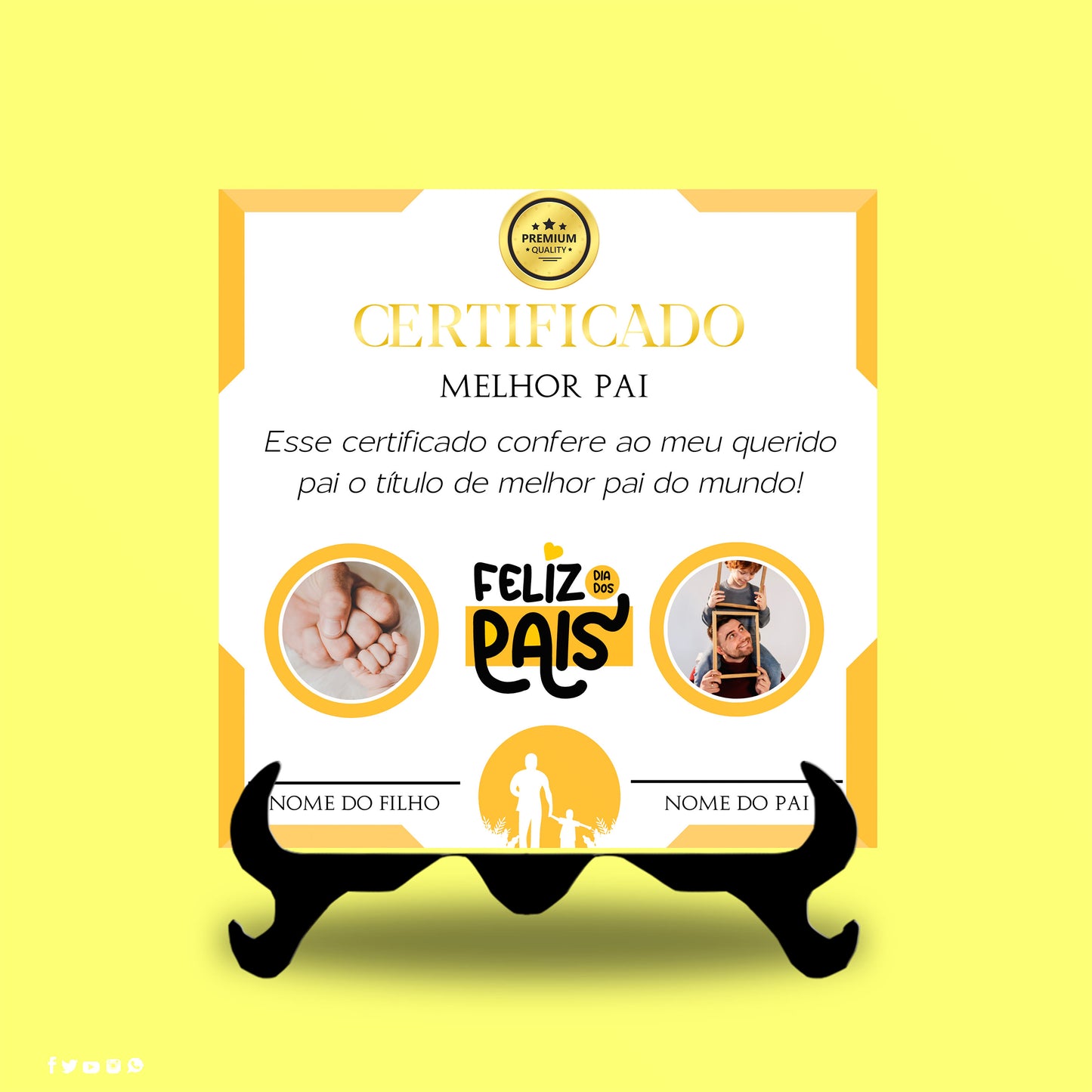 Certificado Dia do Pai