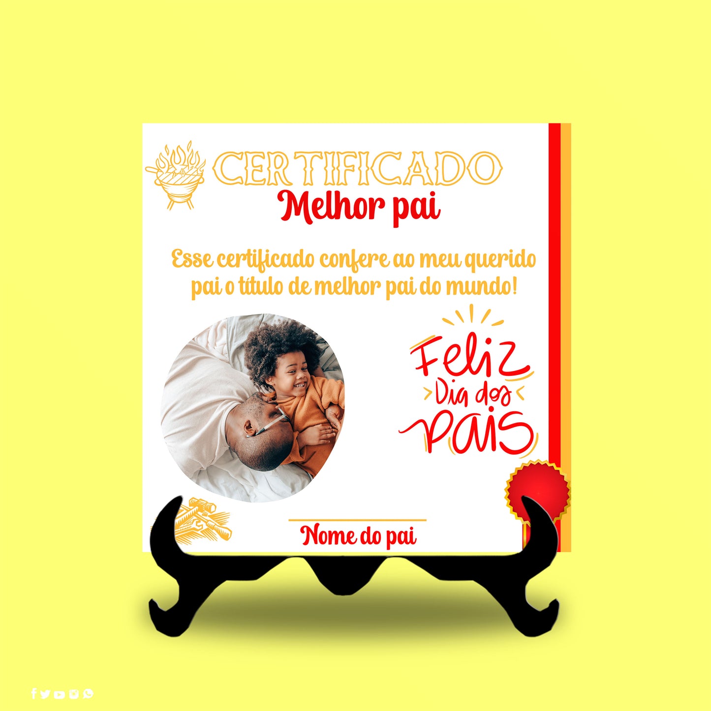 Certificado Dia do Pai