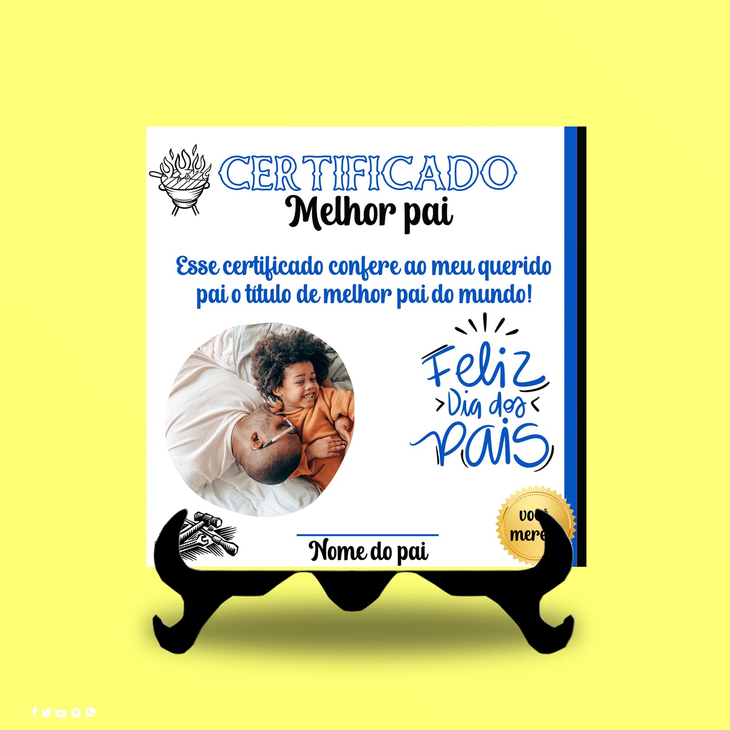 Certificado Dia do Pai