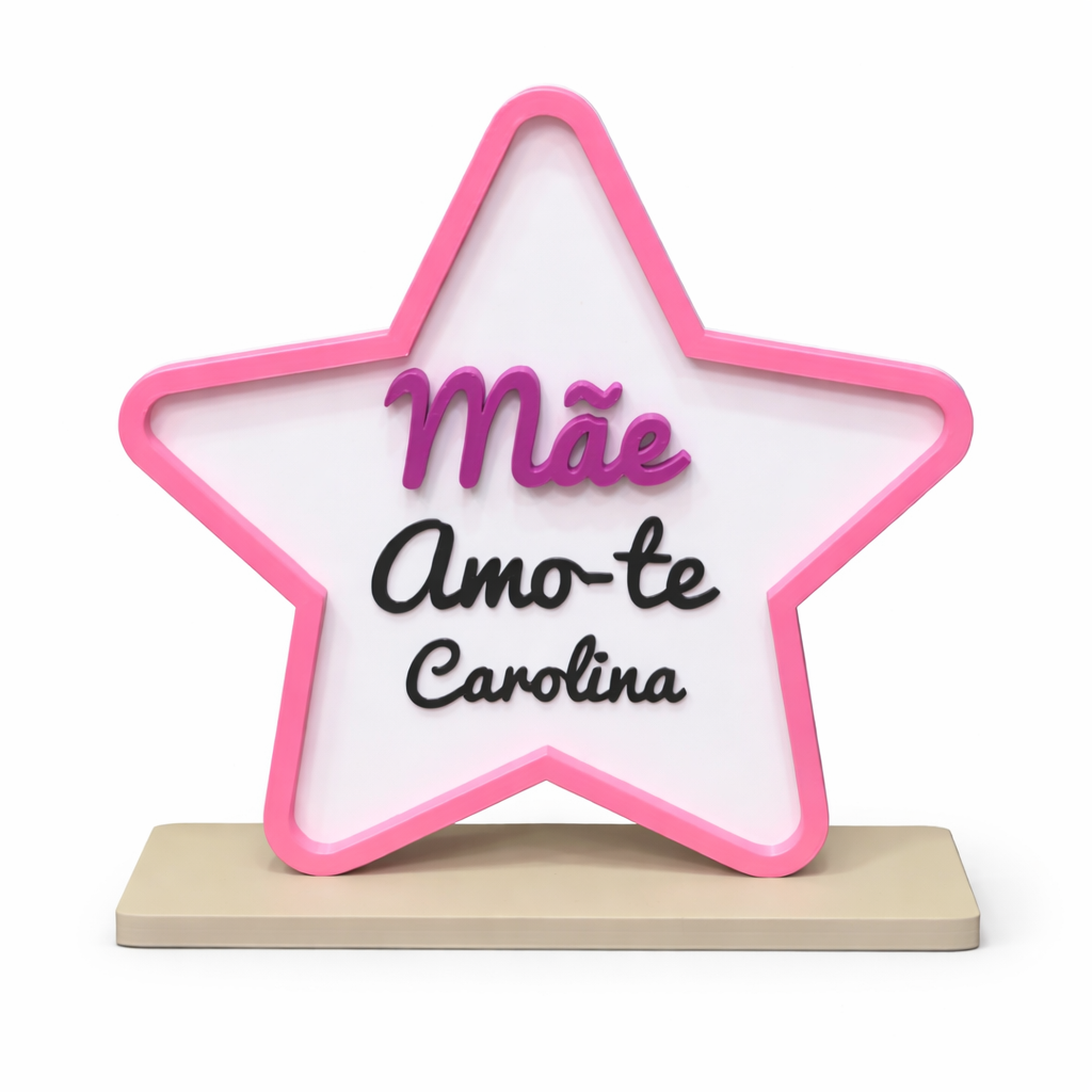 Estrela Decorativa Mãe