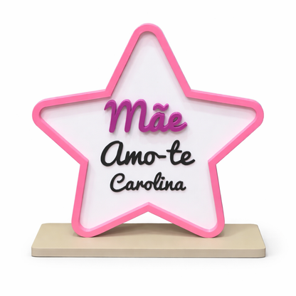 Estrela Decorativa Mãe