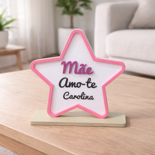 Estrela Decorativa Mãe