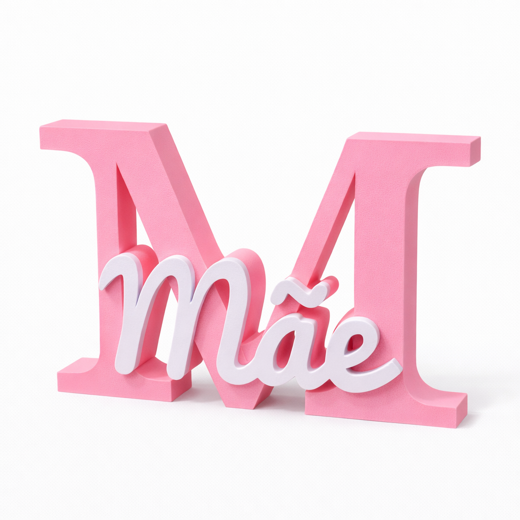 Letra M+ Mãe