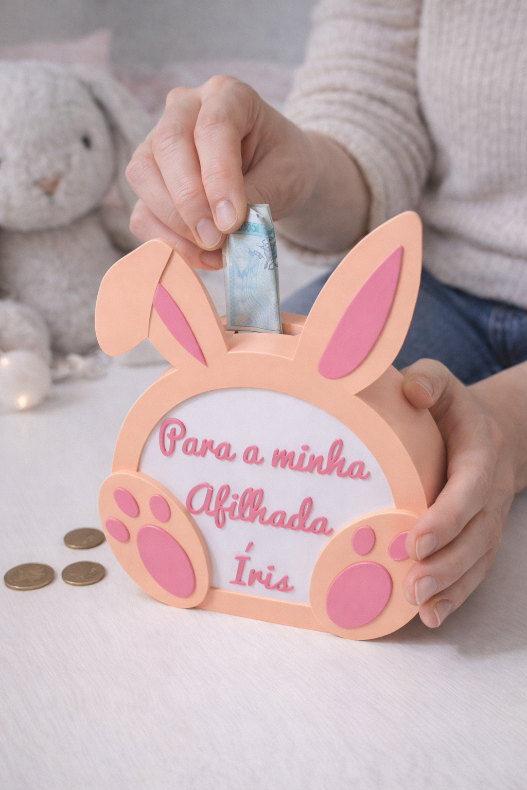 Mealheiro Formato Coelho