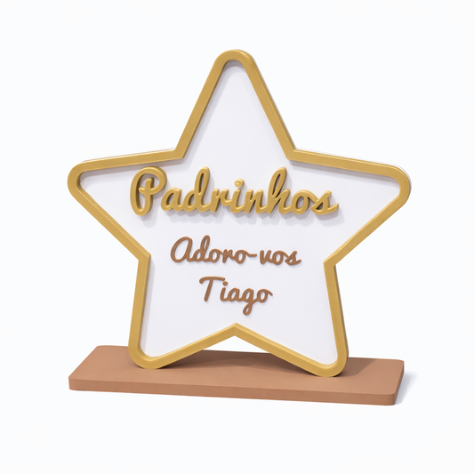Decoração Estrela Padrinhos