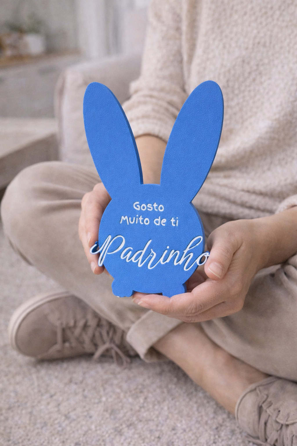 Lembrança de Páscoa para Padrinho/Madrinha