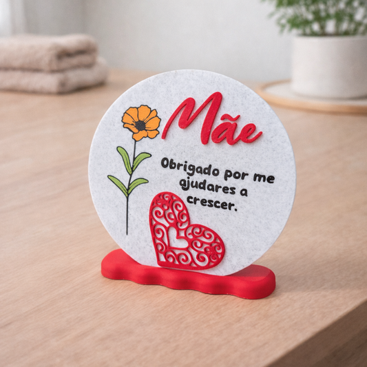 Quadro decorativo com mensagem