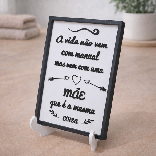 Quadro Mensagem Especial