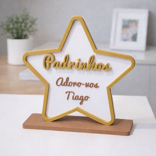 Decoração Estrela Padrinhos