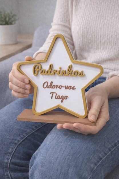 Decoração Estrela Padrinhos