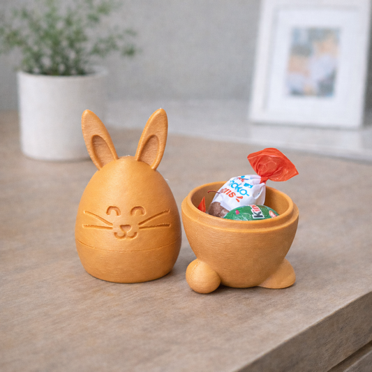 Coelho Páscoa formato Ovo