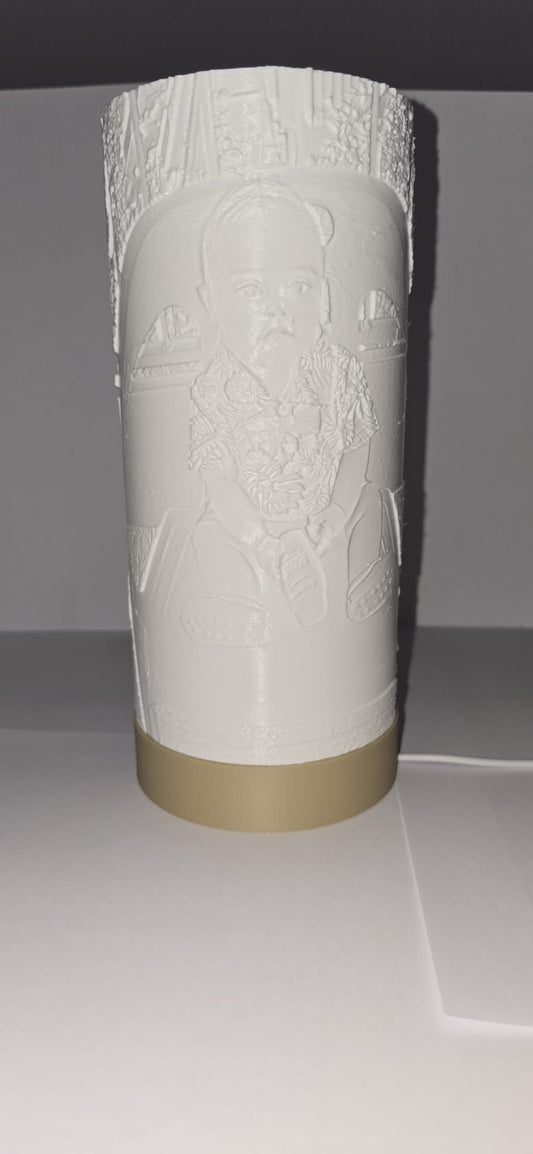 Candeeiro Cilindrico com Fotos