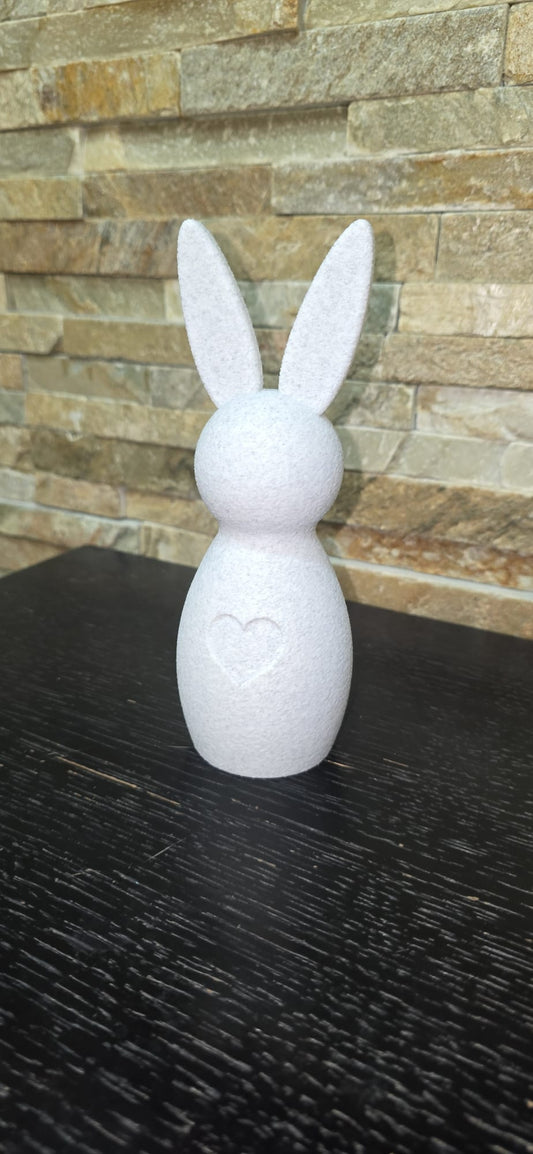 Coelhinho de Páscoa Minimalista com Coração